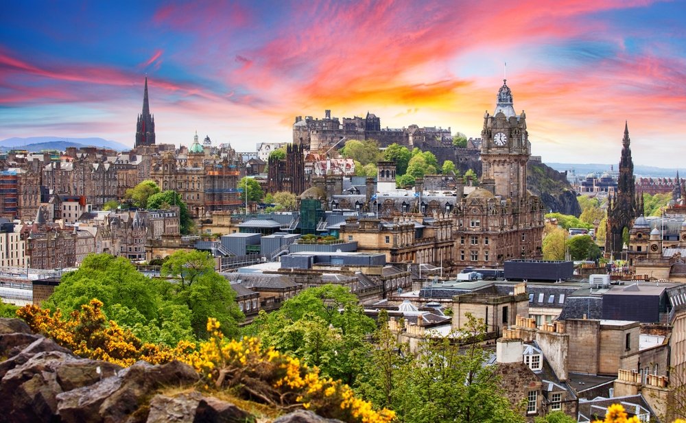 CITY BREAK SCOTIA - EDINBURGH - GLASGOW GRUP AVION 4 ZILE